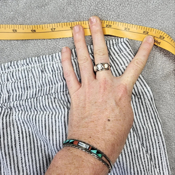 J Crew Striped Linen Pull On Shorts with Drawstring - Picture 8 of 12